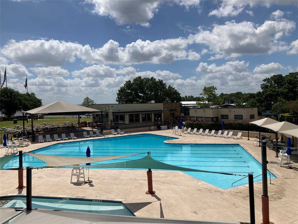 Neighborhood pool at the yacht club and breakwater grille restaurant.