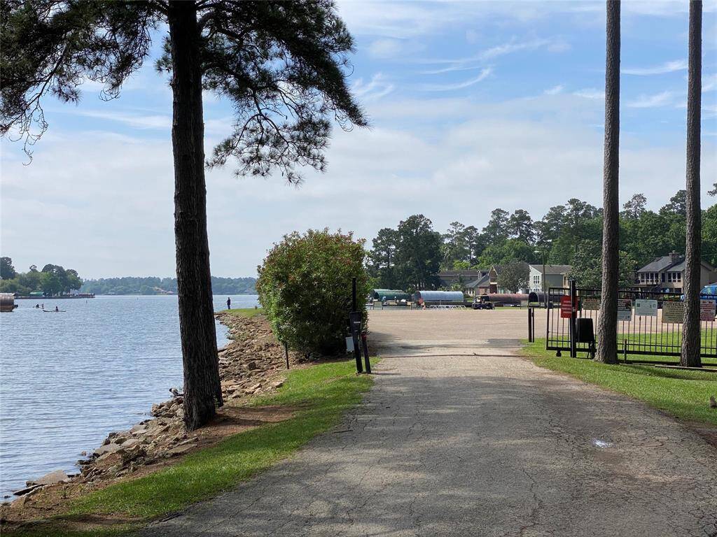 One of the two community boat ramps to Lake Conroe.