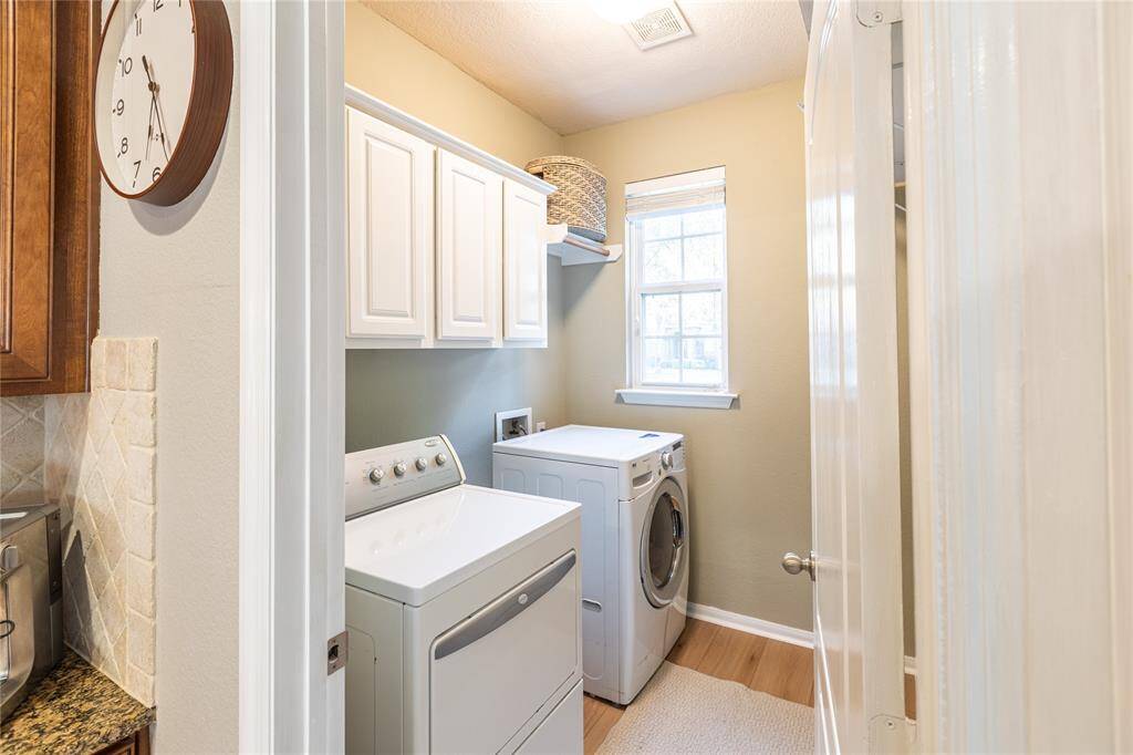 Utility room located on first floor
