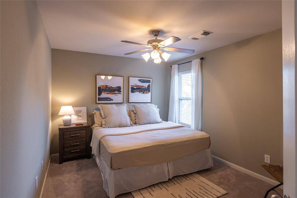 Two of three secondary bedrooms