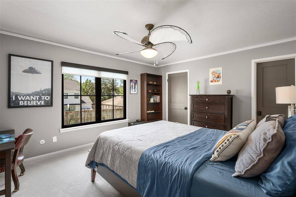 Guest Bedroom #2 with large walk-in closet.