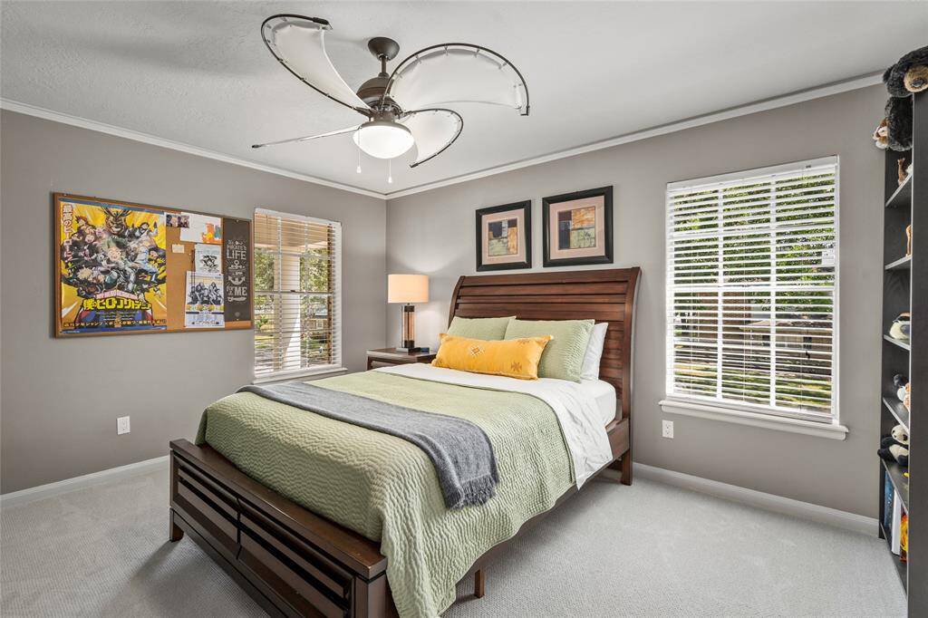 Guest Bedroom #4 with large walk-in closet.