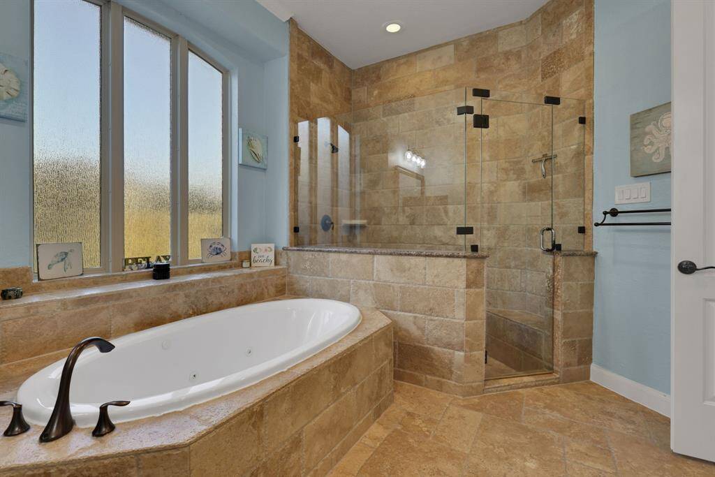 Primary tub and shower