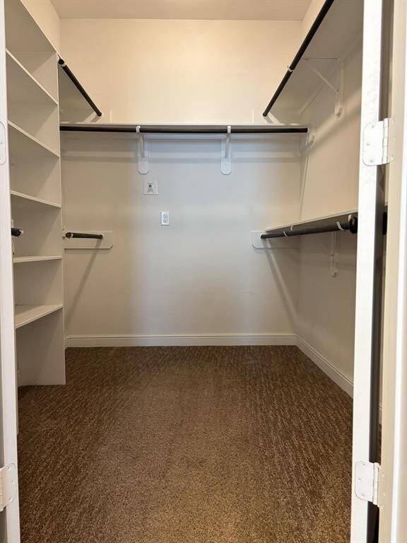 Very generously sized walk-in closet in the Primary/Master Bedroom