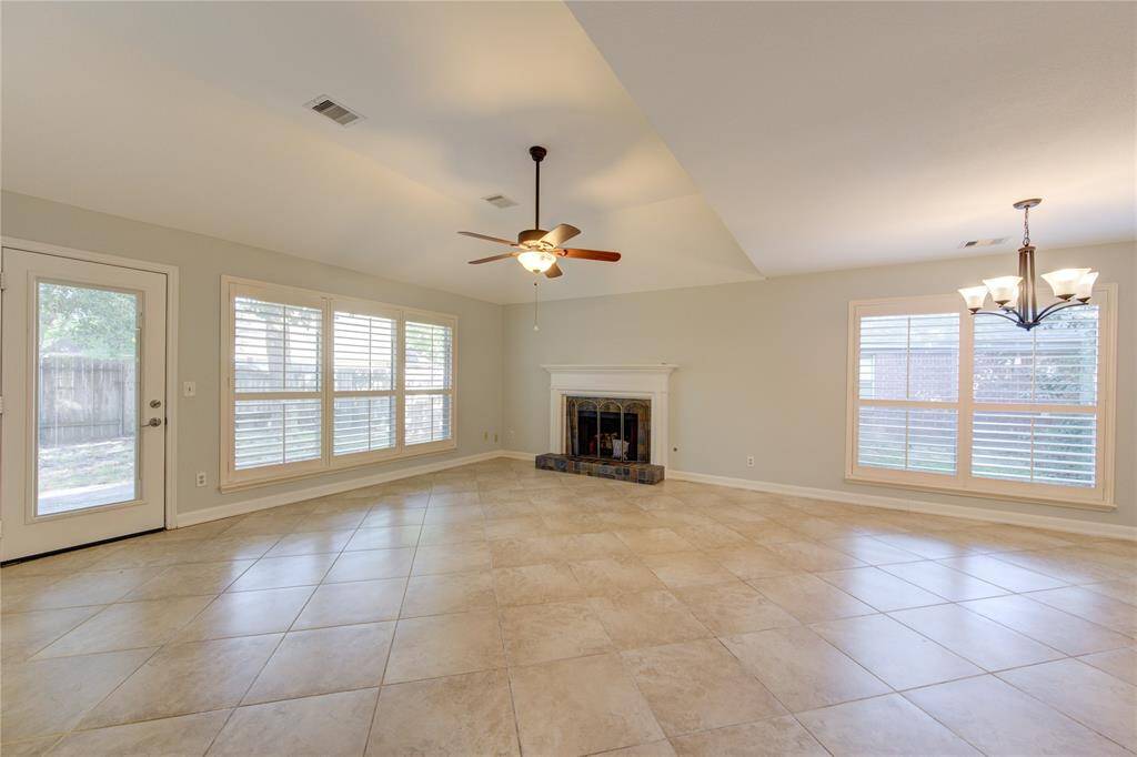 Pass through window from kitchen to dining area