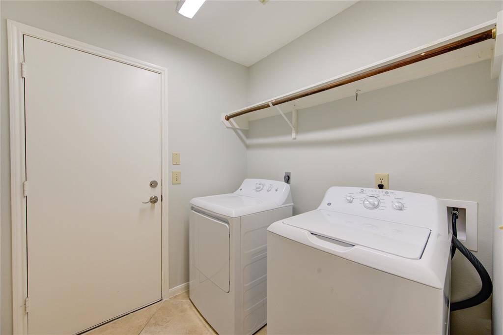 Laundry room on first floor comes with new washer and dryer.