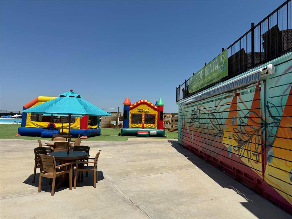 Lagoonfest offers rooftop rentals and check out the inflatable moon walks!