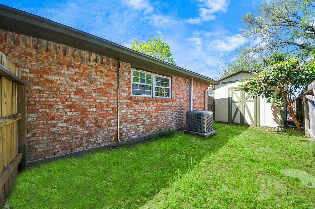 One of two included storage sheds. HVAC system recently serviced for optimal performance.