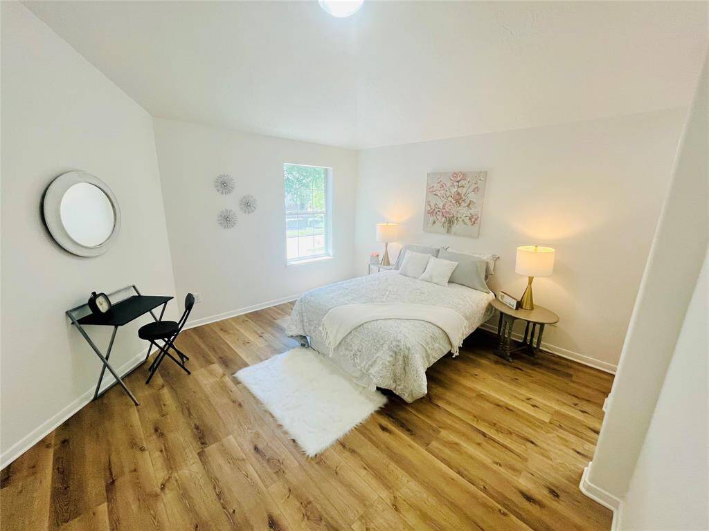 Bedroom 2 is a large space and faces the front of the home! This space is connected by a Jack & Jill bathroom!