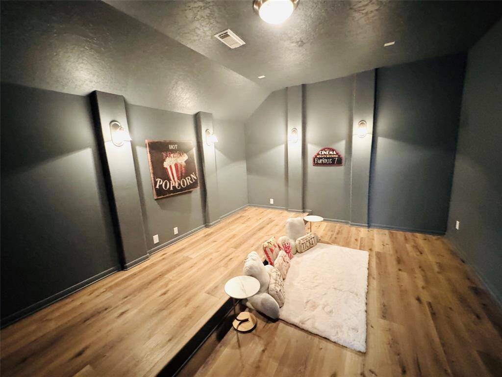 The Media Room has  updated LVP wood flooring (2024), and updated wall and trim paint (2024)!