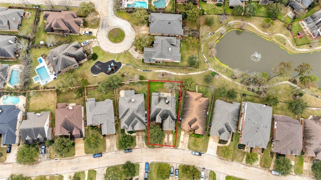 There is a community trail access directly behind the house that leads to the park.