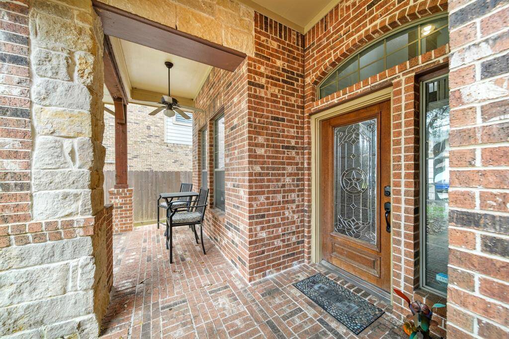 The beautiful and spacious front porch is the perfect welcome to your family, friends, and guests.