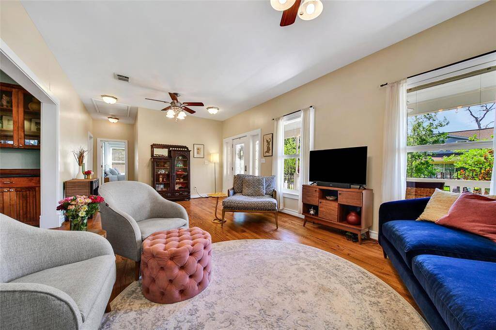 View of living room.