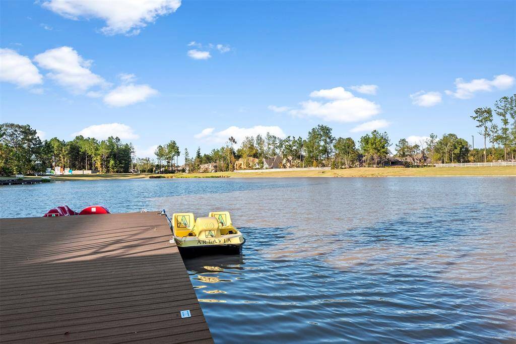 Paddle boats available to get out on the lake!