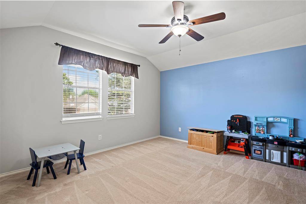 The upstairs features this HUGE game room, that is ready for play action!  Do you see a fluffy couch with a TV in this space?  Or do you have dreams of a pool table, or workout room? This is something to ponder!