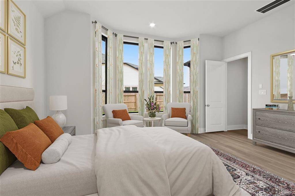 15615 Broadway Bend Dr  Primary Bedroom Furniture Staged