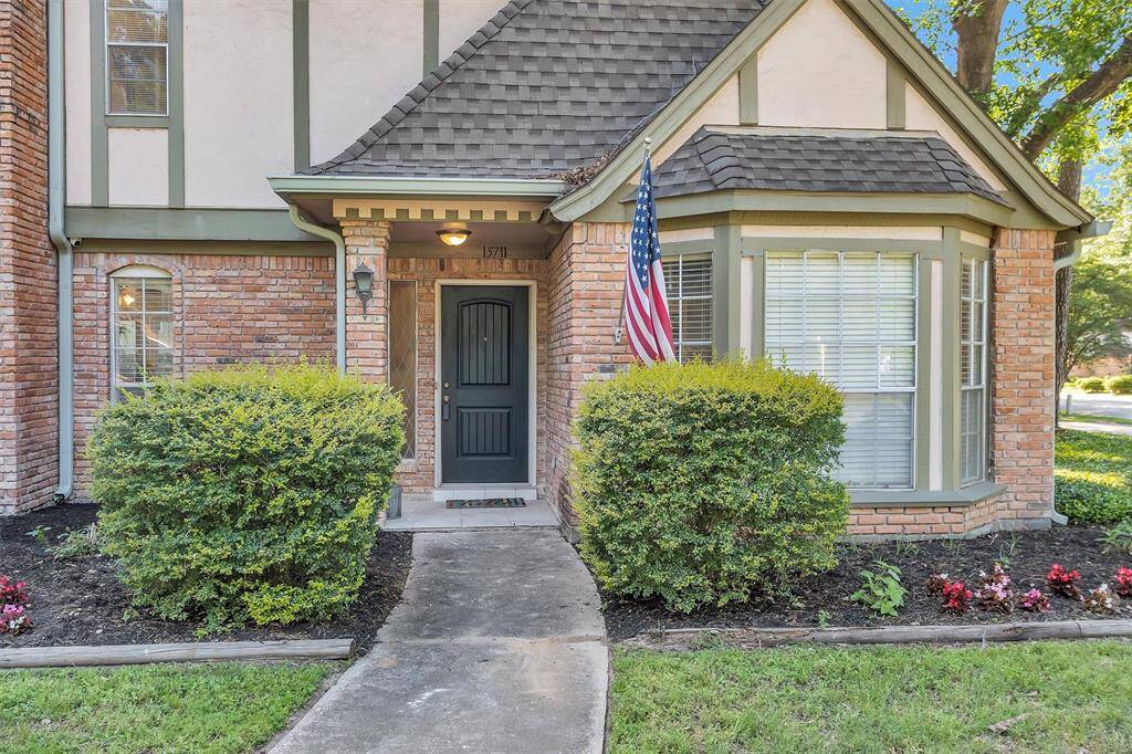 Covered front porch entry