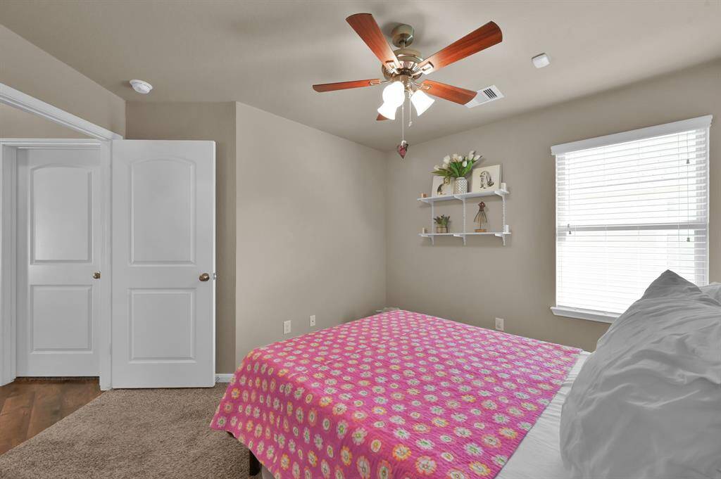 Another view.The 3rd bedroom is currently used to store all of the packed boxes but is similar to this one and can be viewed at showing!