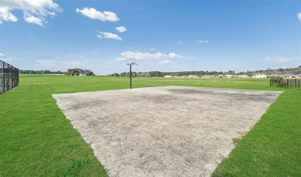 Shoot some hoops at the neighborhood basketball court.