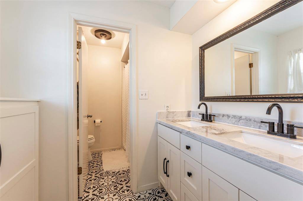 Updated 3rd bath upstairs