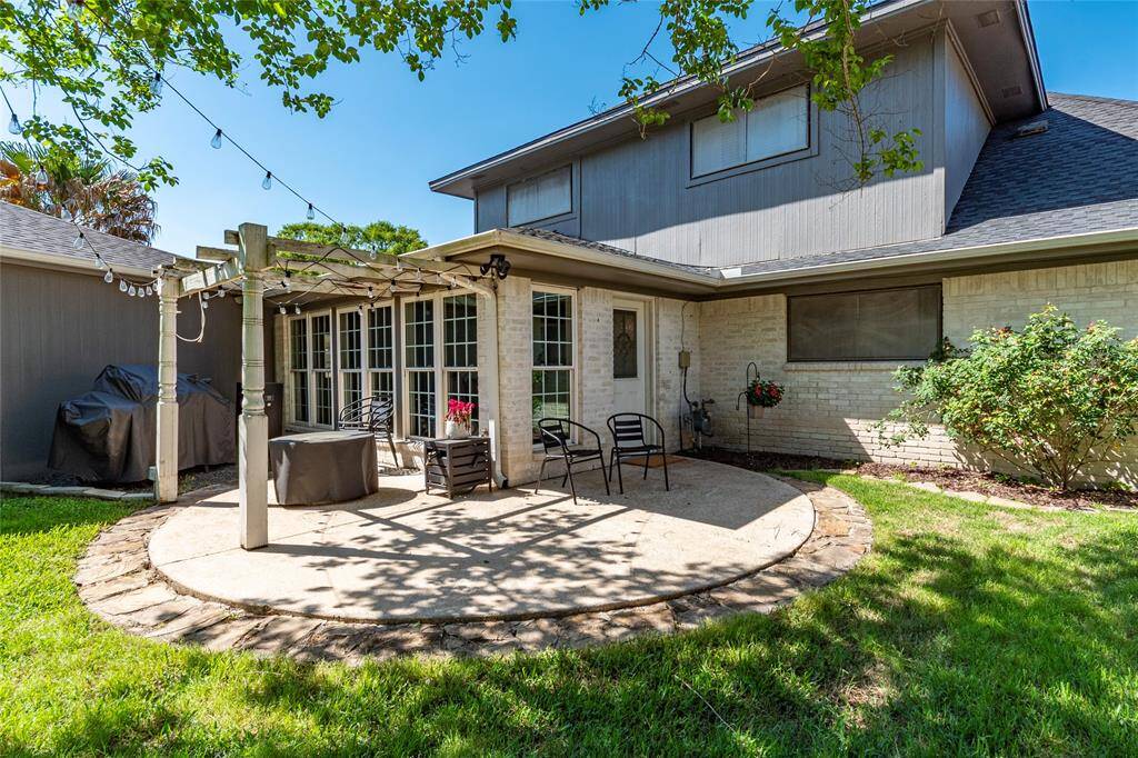 Backyard patio