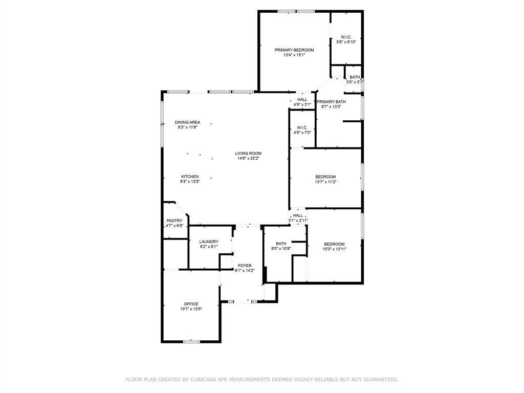 Open-concept SINGLE STORY floorplan. Almost 2000 square feet!