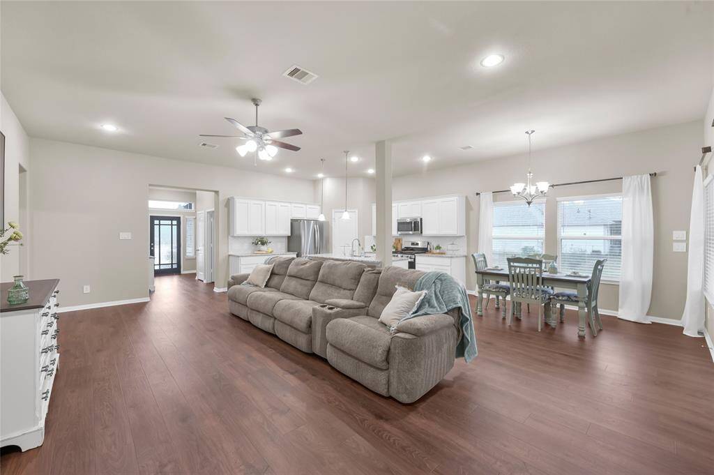 Everyone feels connected in this open-concept home.