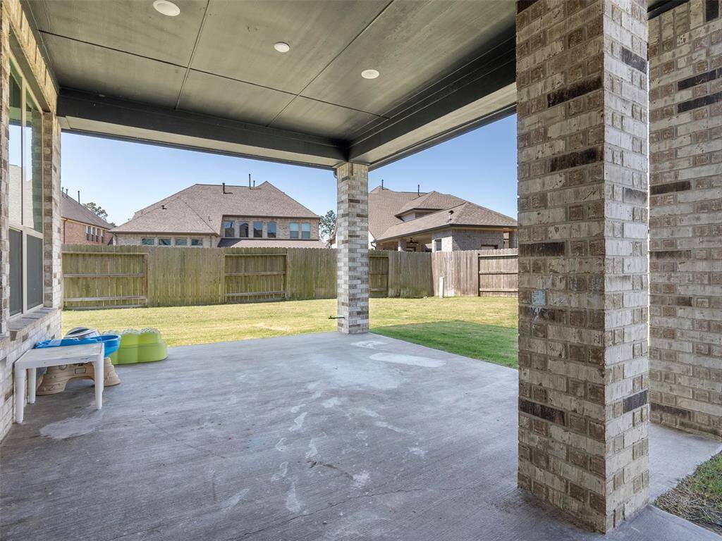 Backyard patio cover