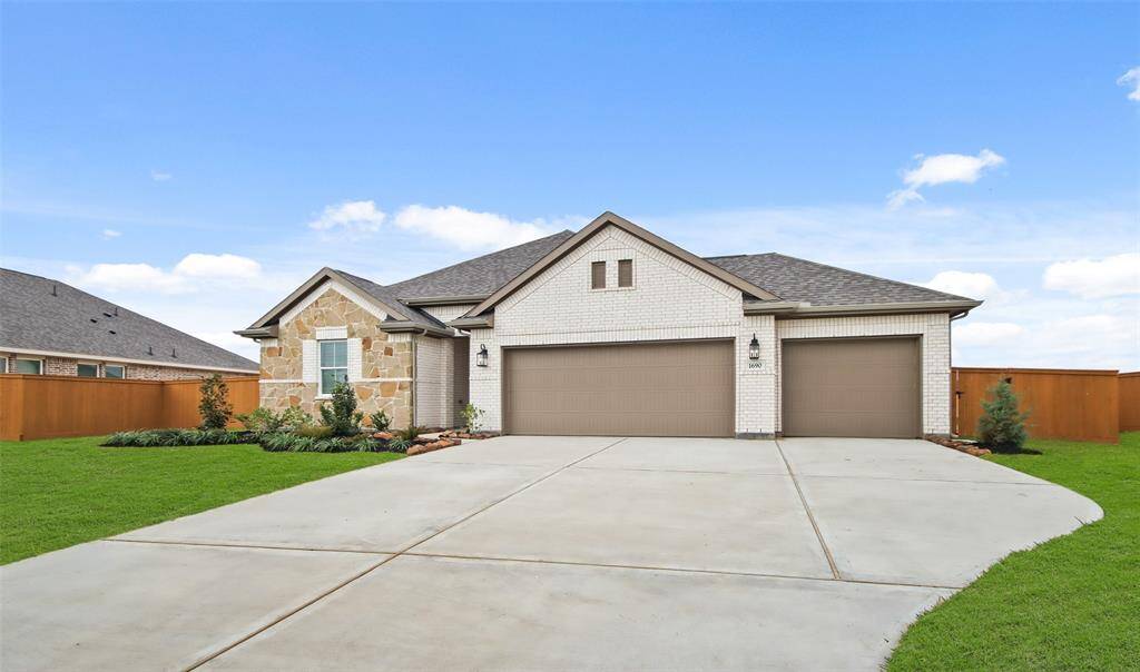 One-story home with 3 bedrooms, 2.5 baths and 3 car attached garage