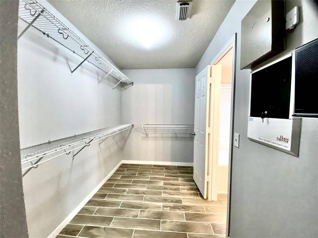 Primary closet.