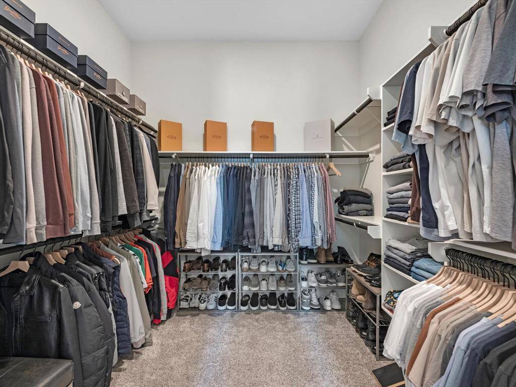 Oversized Primary Closet