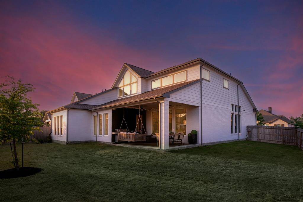 The large backyard offers plenty of space for kids and pets to run and play, providing a perfect area for outdoor fun and relaxation. The Study windows and rear porch enjoy morning sun from the east. Plenty of room for a future pool, vegetable garden and play structure!