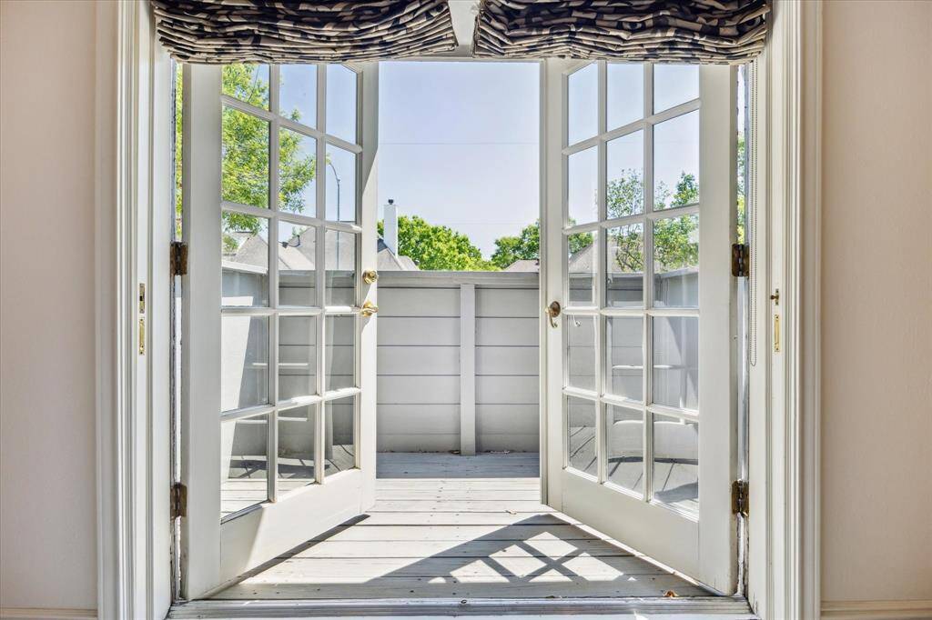 PRIMARY BEDROOM BALCONY.    Step out on your own private balcony right from your bedroom.