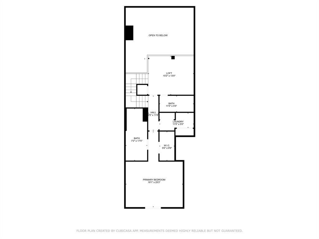 FLOOR PLAN SECOND FLOOR