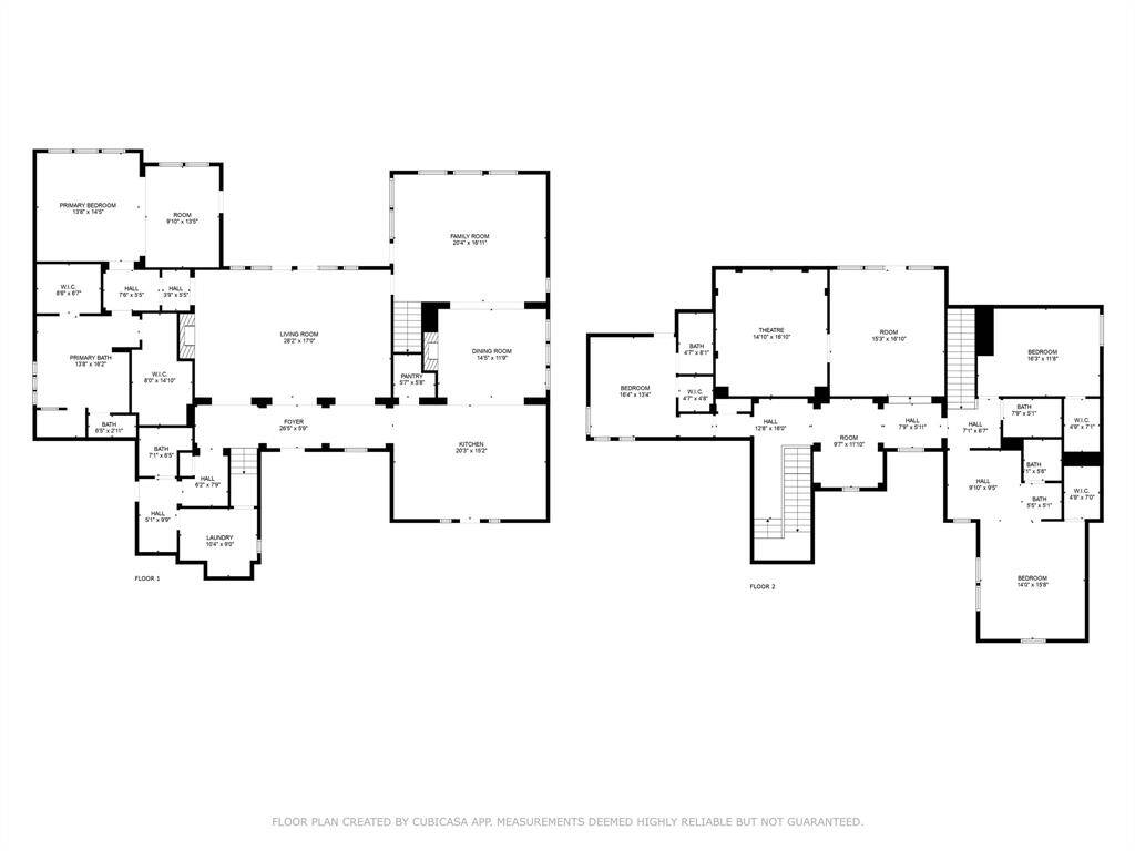 First and Second Floor