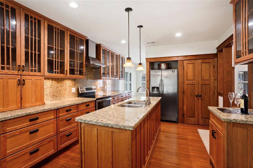 Another view of the kitchen, highlighting the craftsmanship.