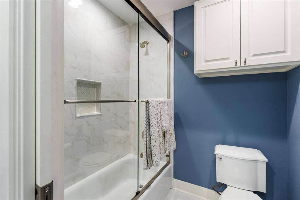 Another angle of the third full bathroom for two of the upstairs bedrooms.