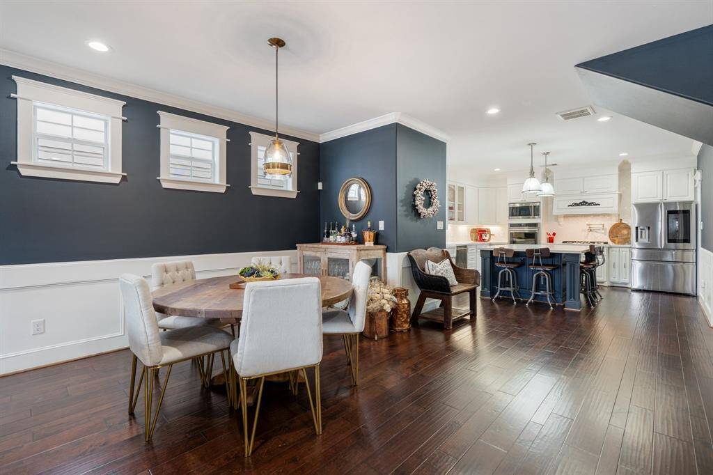 The open layout is ideal for both entertaining and everyday living.