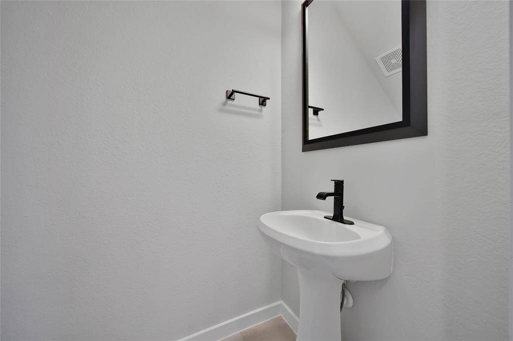 View of half bathroom.