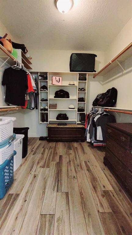 Huge master walk-in closet!