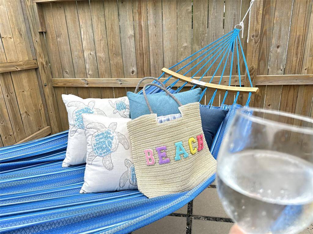 Ready to enjoy a nap or maybe a good book?  If so, this cozy new hammock awaits!