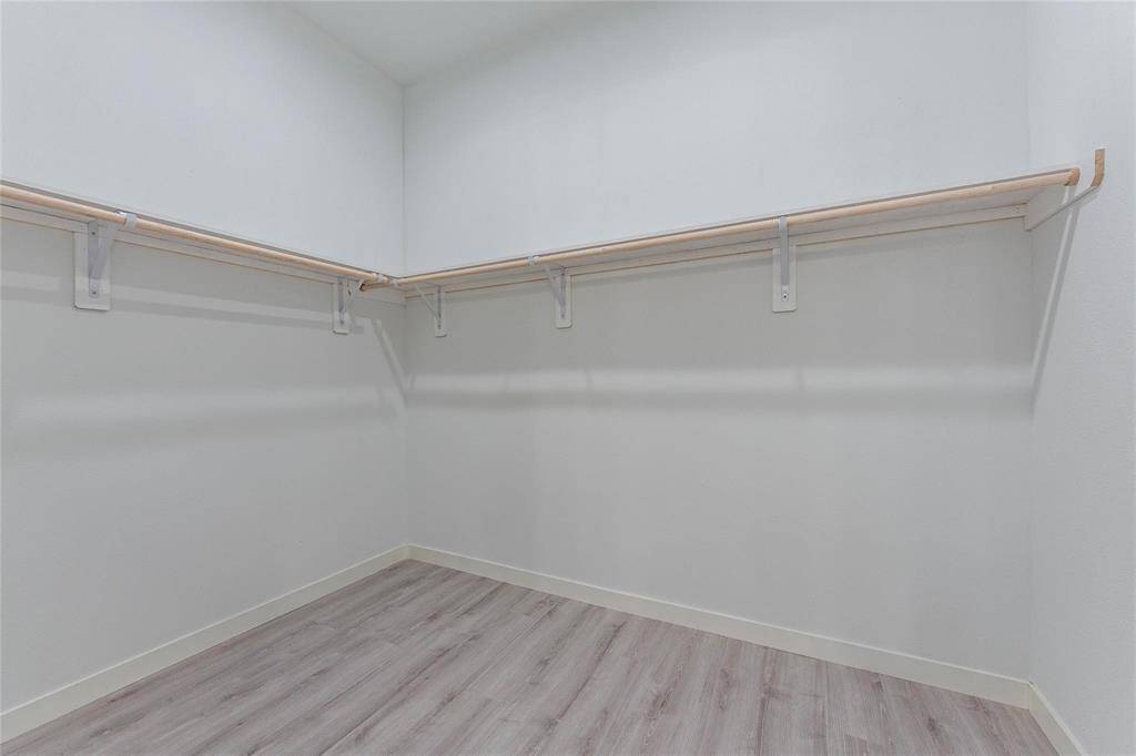 Primary closet