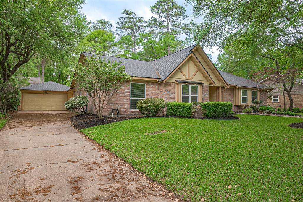 Inviting curb appeal in a serene neighborhood setting.