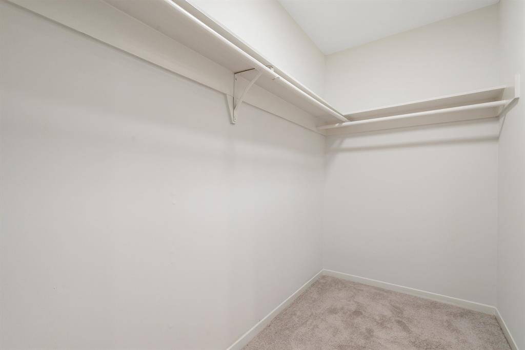 His & hers closets.