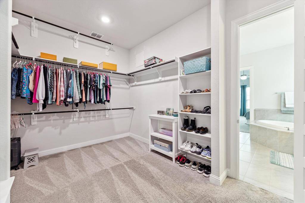 Another view of the massive primary closet