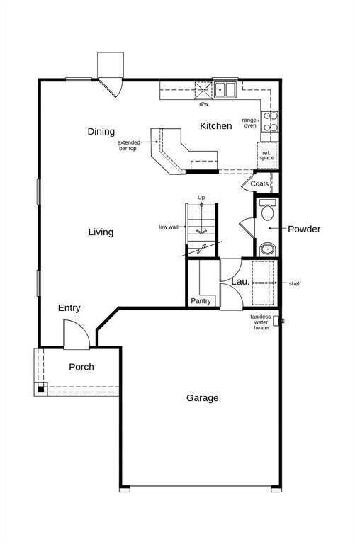 This floor plan features 4 bedrooms, 2 full baths, 1 half bath and over 1,800 square feet of living space.
