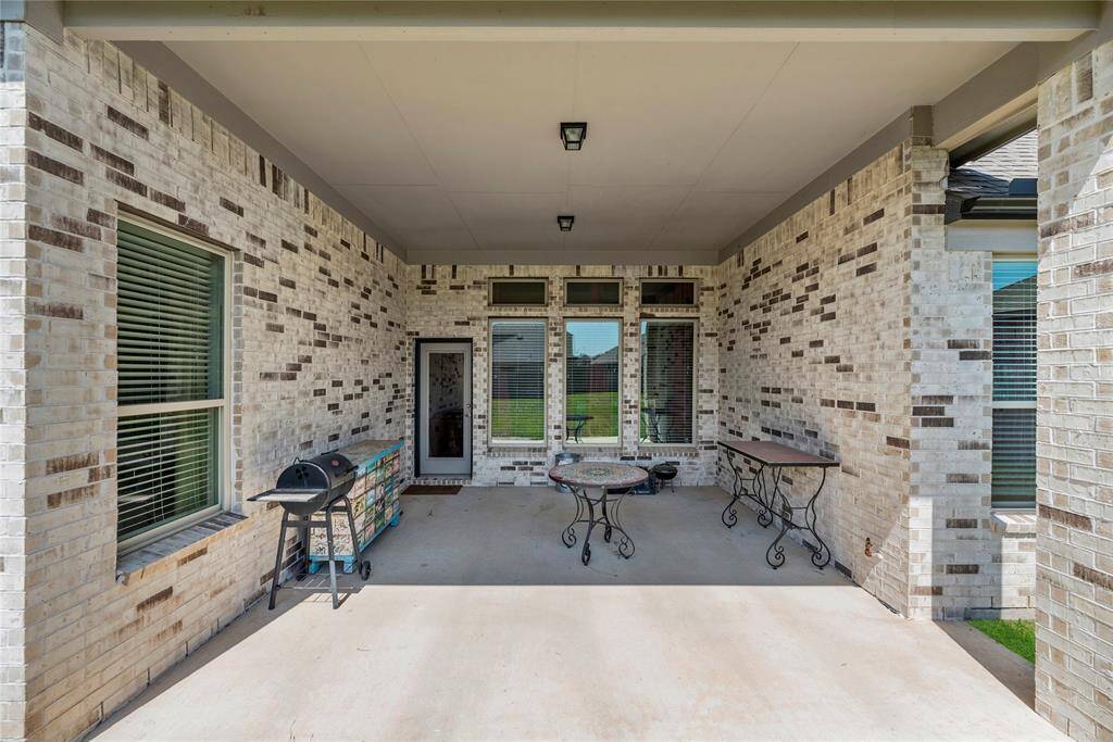 Extended back patio