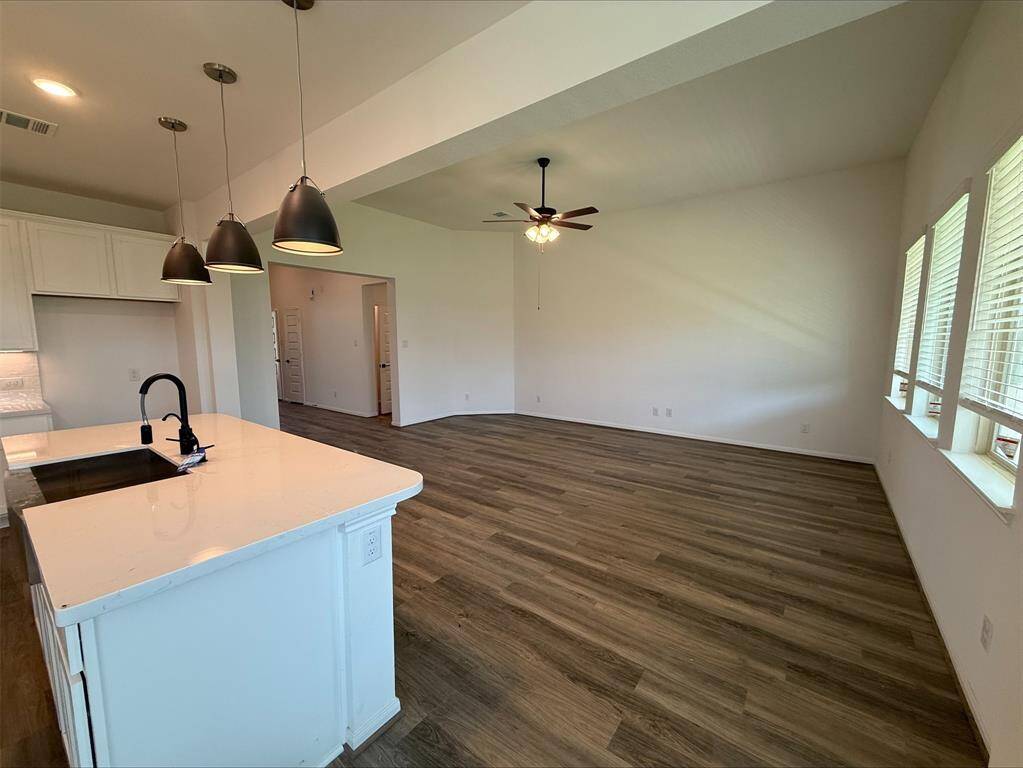 Kitchen open to great  room