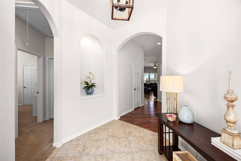 Beautiful Transtion into the Heart of the home.