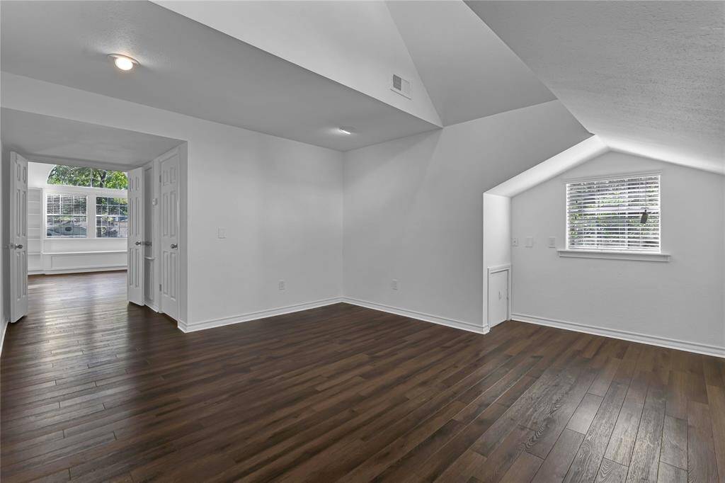 Upstairs game room area